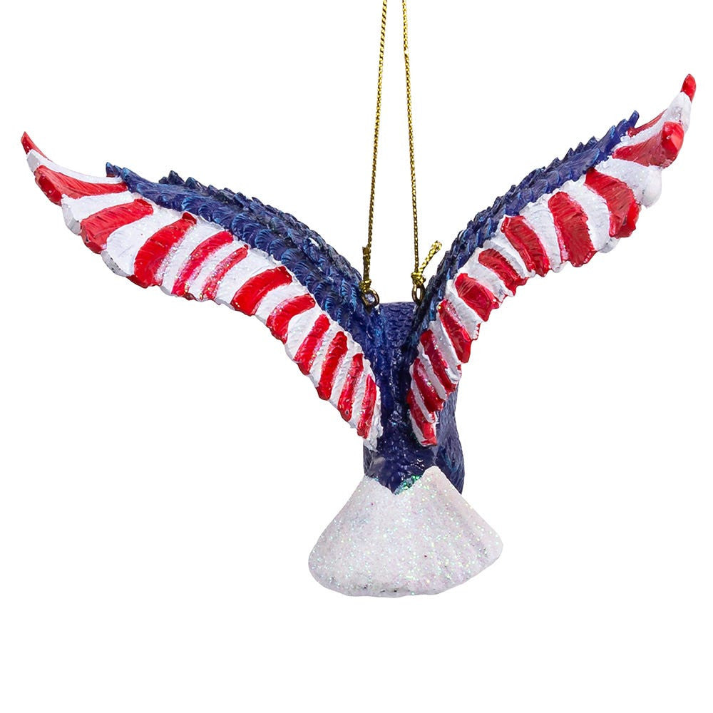 4.5" Stars and Stripes Eagle Ornament C8296