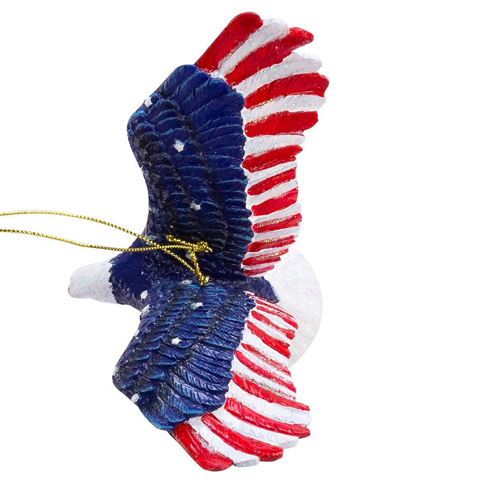 4.5" Stars and Stripes Eagle Ornament C8296