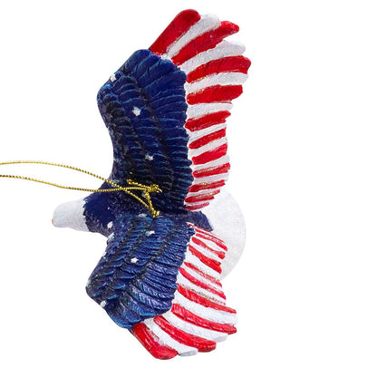 4.5" Stars and Stripes Eagle Ornament C8296