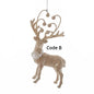 6"-7" Golden Glitter Reindeer/Deer Ornaments D4139