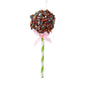 6" Chocolate Popcorn Lollipop Ornaments D4473 - Green (Non-edible)