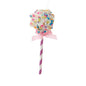 6" Vanilla Popcorn Lollipop Ornaments D4473 - Purple (Non-edible)