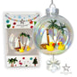 Duckies Plastic Ornament with Magnetic Crystal 3"x7" AF378