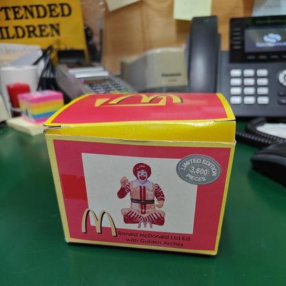 Ronald McDonald Ltd. Ed. with Golden Arches Hinged Box
