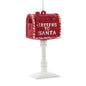 4.5" Red & White Mailbox w/Glitter Ornament T3206