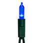 50-Count Blue LED Christmas Lights, 25 ft Green Wire UL4113B